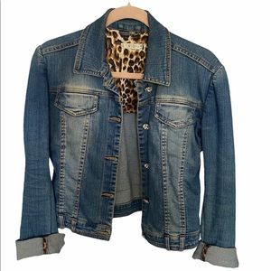 Cache Jean jacket size 6